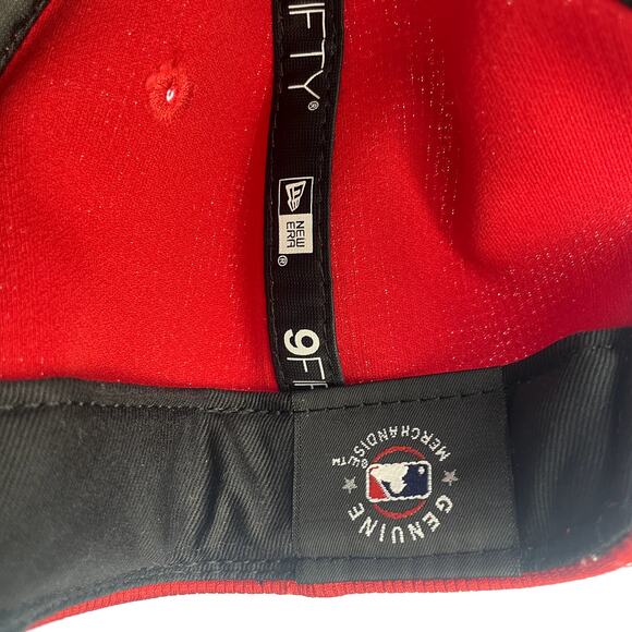 Boston Red Sox New Era 2025 Batting Practice 59FIFTY Fitted Hat Red Men's Cap - Picture 6 of 6